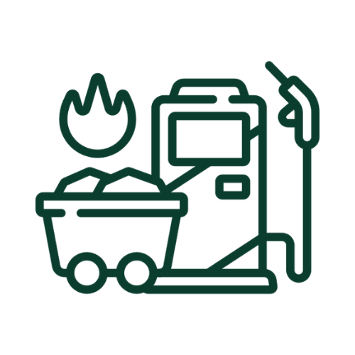 Dependence on fossil-based fuels and materials